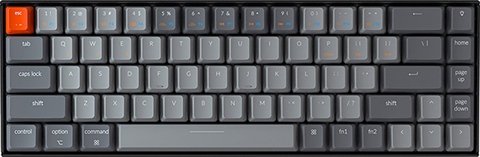 Keychron K6 65% RGB Backlit Wireless Mech. Keyboard (Red
